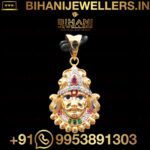 KHATUSHYAM DEVTA BHAGWAN GOLD DIAMOND PENDANT